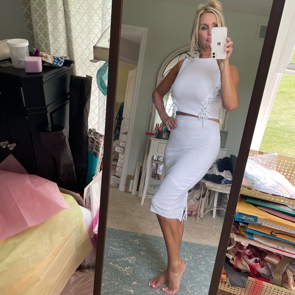 Two Piece White Set